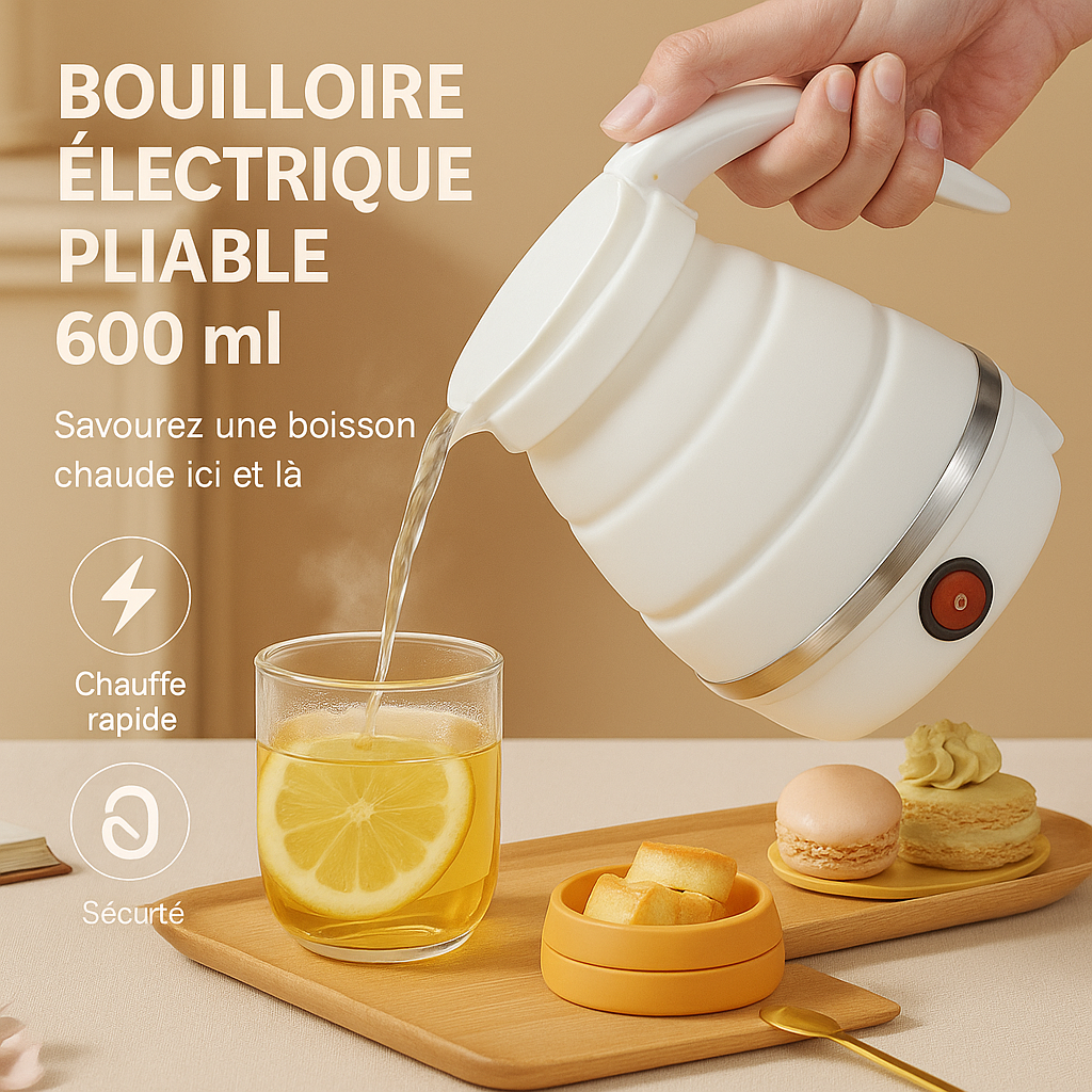 Bouilloire électrique pliable